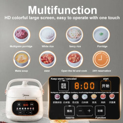 Mini autocuiseur MIDEA 2,2 L : cuisson rapide et facile